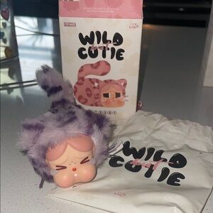 Crybaby Wild but Cutie series - Vinyl plush pendant Neon Cutie